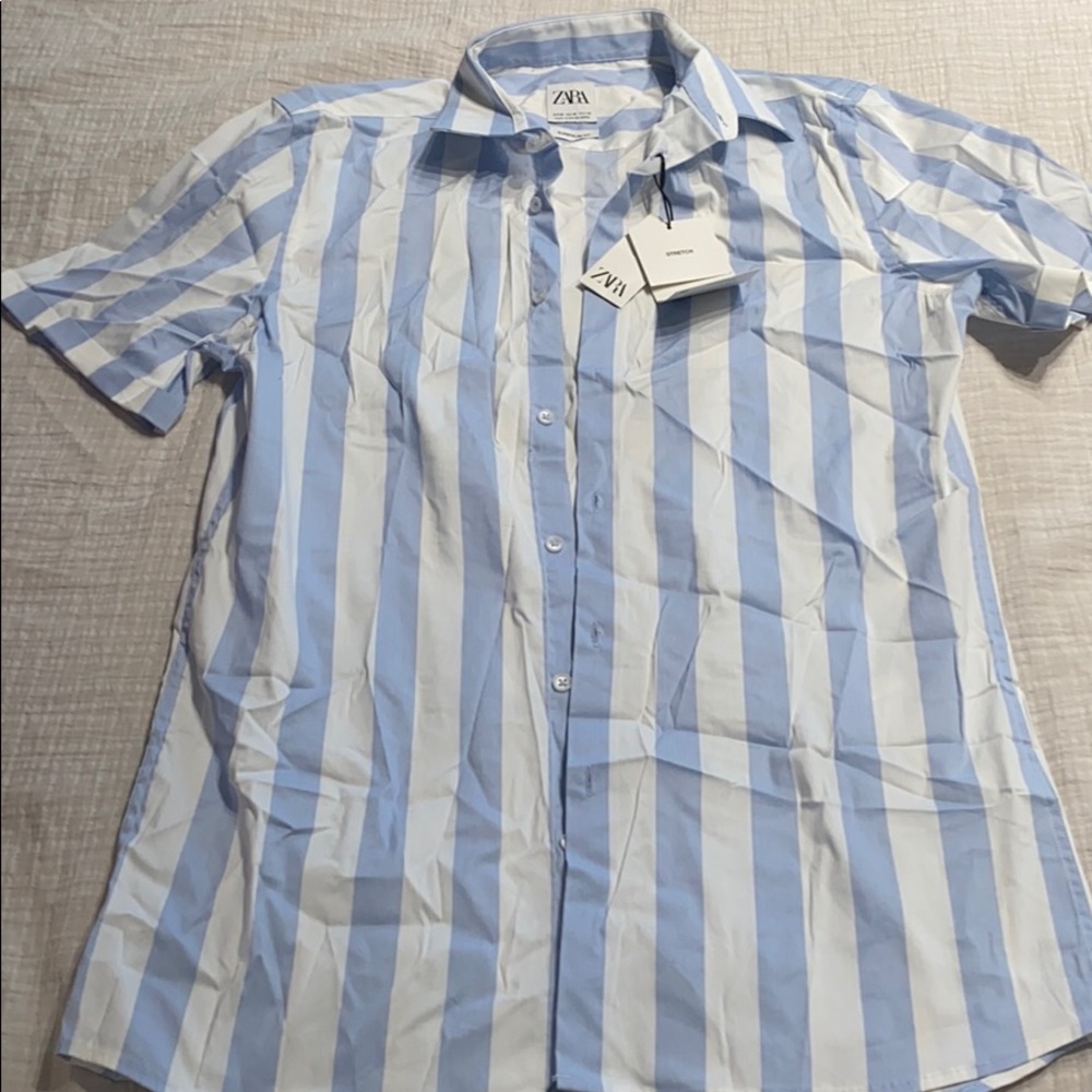Girls Zara Striped Shirt/Dress